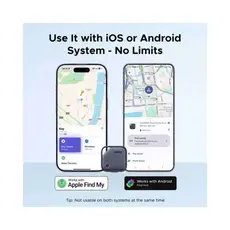 Bluetooth Tracker UGREEN CM916 (75646) FineTrack Duo, Apple Find My / Google Find Hub, USB-C, Grey, 7 image