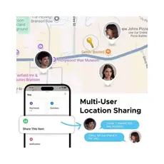 Bluetooth Tracker UGREEN CM916 (75646) FineTrack Duo, Apple Find My / Google Find Hub, USB-C, Grey, 8 image