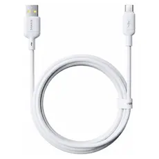 Cable Baseus Silky Fast Charging Data Cable USB-A to USB-C 3A 1m P10377703213-02 White