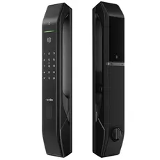 Smart Lock Tenon D7 Pro, 3D Face Recognition, Palm Vein, Fingerprint, Wi-Fi (Tuya), 4" Indoor Display, Black