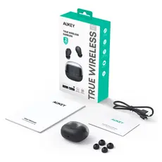 Earbuds AUKEY EP-M3A Move Vibe Wireless Earbuds, Bluetooth 5.4, IPX4, Dark Grey, 2 image