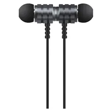 Earphones 2E 2E-IEX1GY X1 Extra Bass, Wired, with Mic, Grey, 2 image
