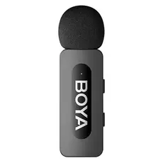 Microphone BOYA BY-V30 2.4 GHz Dual-Channel Wireless Microphone System, 2 TX + USB-C RX + Charging Case, Black, 2 image