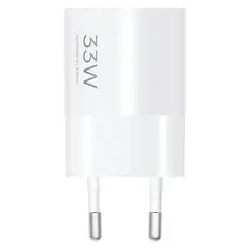 Mobile Charger Xiaomi 33W Nano Power Adapter, 33W, Type-C, GaN, White, 3 image