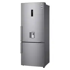 Refrigerator LG GC-GR-F589BLCM.APZQMER Bottom Freezer, 446 L, Smart Inverter, DoorCooling+, Water Dispenser, Wi-Fi, Platinum Silver, 2 image