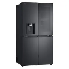 Refrigerator LG GR-X24FFCAB.AEVQMER Side-by-Side, 427 L, No Frost, Inverter, Dispenser, InstaView, Door-in-Door, Dark Grey, 2 image
