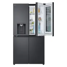 Refrigerator LG GR-X24FFCAB.AEVQMER Side-by-Side, 427 L, No Frost, Inverter, Dispenser, InstaView, Door-in-Door, Dark Grey, 4 image