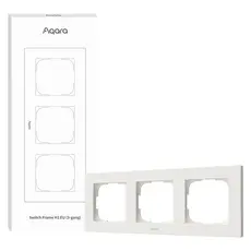 Switch Frame Aqara Switch Frame H2 EU 3 Gang, 3-Gang, White, 2 image