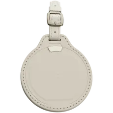Bluetooth Tracker Satechi ST-LFALTW Vegan-Leather FindAll Luggage Tag, Apple Find My, Bluetooth 5.4, Sand, 2 image