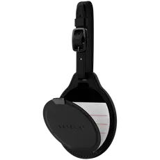 Smart Luggage Tag Satechi Vegan-Leather FindAll Luggage Tag ST-LFALTK, Apple Find My, Wireless Charging, Black