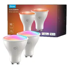Smart Bulb Govee H600D (B600D3C1) RGBWW Smart LED Bulb GU10, 400lm, Wi-Fi/Bluetooth, 2 pcs, White, 2 image