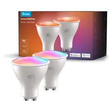 Smart Bulb Govee H600D (B600D3C1) RGBWW Smart LED Bulb GU10, 400lm, Wi-Fi/Bluetooth, 2 pcs, White