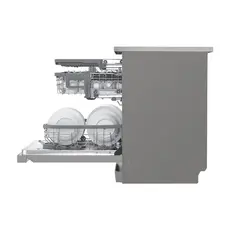 Dishwasher LG DFC435FP QuadWash Steam, 14 Place Settings, Inverter Direct Drive, ThinQ, Platinum Silver, 2 image