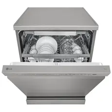 Dishwasher LG DFC435FP QuadWash Steam, 14 Place Settings, Inverter Direct Drive, ThinQ, Platinum Silver, 3 image