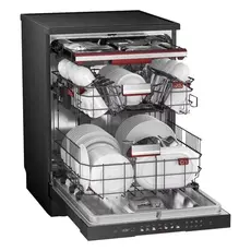 Dishwasher Toshiba DW-16F1(BS)-CIS ORIGIN CLEAN, 16 Place Settings, 60 cm, Inverter, Steam, Black, 7 image