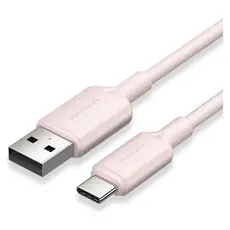 Cable Vention CTQPF USB 2.0 to USB Type-C Cable 1m Pink