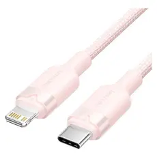 Cable Vention LALPF USB 2.0 Type-C to Lightning 27W PD Fast Charging Cable 1m Pink