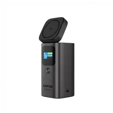 Power Bank CANYON OnPower 150 CNS-CPB150DG, 15000mAh, Qi2 Magnetic 15W, 2x USB-C 100W PD, Aluminium, Dark Grey, 4 image