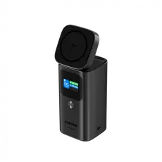 Power Bank CANYON OnPower 150 CNS-CPB150DG, 15000mAh, Qi2 Magnetic 15W, 2x USB-C 100W PD, Aluminium, Dark Grey
