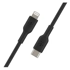 Cable Belkin BoostCharge USB-C to Lightning Cable 1M CAA003bt1MBK Black, 2 image