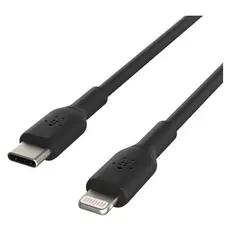 Cable Belkin BoostCharge USB-C to Lightning Cable 1M CAA003bt1MBK Black, 3 image
