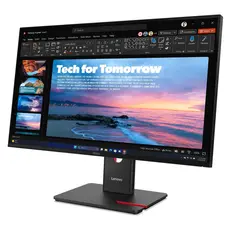 Monitor Lenovo ThinkVision T27QD-40 64AAGAR2EU, 27" QHD 2560x1440 IPS 120Hz, USB-C 100W, RJ45, DP Out, Eclipse Black, 3 image