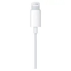 Headphones Apple EarPods MMTN2, Lightning, with Remote and Mic, White, 5 image