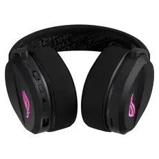 Headset ASUS ROG Pelta 90YH0410-BHUA00, 2.4GHz/Bluetooth/USB-C, RGB, Black, 4 image