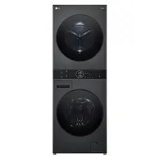 Washer dryer LG W4W8BVPKZHM.APBQME3 WashTower, 12 kg wash / 10 kg dry, Heat Pump, Inverter DirectDrive, Platinum Black, 2 image