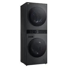 Washer dryer LG W4W8BVPKZHM.APBQME3 WashTower, 12 kg wash / 10 kg dry, Heat Pump, Inverter DirectDrive, Platinum Black, 3 image
