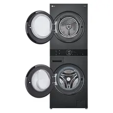 Washer dryer LG W4W8BVPKZHM.APBQME3 WashTower, 12 kg wash / 10 kg dry, Heat Pump, Inverter DirectDrive, Platinum Black, 4 image