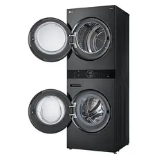 Washer dryer LG W4W8BVPKZHM.APBQME3 WashTower, 12 kg wash / 10 kg dry, Heat Pump, Inverter DirectDrive, Platinum Black, 5 image