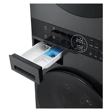 Washer dryer LG W4W8BVPKZHM.APBQME3 WashTower, 12 kg wash / 10 kg dry, Heat Pump, Inverter DirectDrive, Platinum Black, 6 image