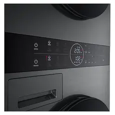 Washer dryer LG W4W8BVPKZHM.APBQME3 WashTower, 12 kg wash / 10 kg dry, Heat Pump, Inverter DirectDrive, Platinum Black, 7 image
