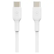 USB Cable Belkin BoostCharge USB-C to USB-C Cable 60W, 1m, White CAB003bt1MWH, 2 image