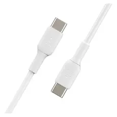 USB Cable Belkin BoostCharge USB-C to USB-C Cable 60W, 1m, White CAB003bt1MWH
