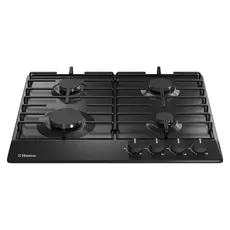 Gas Hob Hansa BHGS650103, 4 Gas Burners, Auto Ignition, Gas Control, 60 cm, Black, 2 image