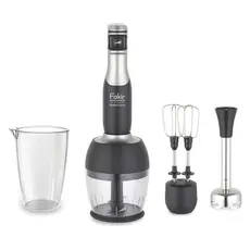 Hand Blender Set Fakir Speed Lucca 41004814, 1000W, Turbo, 500 ml Chopper, 900 ml Beaker, Black/Silver