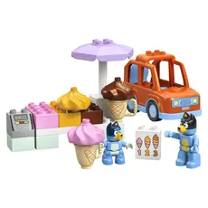LEGO DUPLO Bluey 10458 Ice Cream Trip with Bluey, 22 pieces, 2+