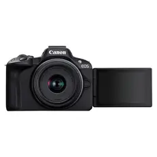 Camera Canon EOS R50 + RF-S 18-45mm F4.5-6.3 IS STM (5811C033), 24.2MP APS-C, 4K, Black, 3 image
