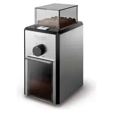 Coffee Grinder Delonghi KG89, Burr Grinder, 170W, 1-16 Grind Settings, 12 Cups, Silver