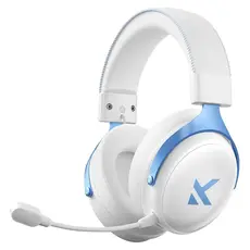 Headset MCHOSE V9 Pro HW-V9-3 Wireless Gaming Headset, 2.4GHz/BT/Type-C, 7.1, 53mm, 2000mAh, Sky White, 2 image