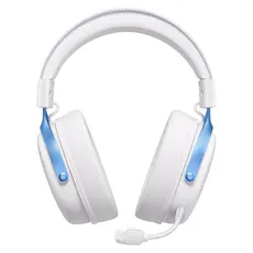 Headset MCHOSE V9 Pro HW-V9-3 Wireless Gaming Headset, 2.4GHz/BT/Type-C, 7.1, 53mm, 2000mAh, Sky White, 3 image