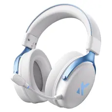 Headset MCHOSE V9 Pro HW-V9-3 Wireless Gaming Headset, 2.4GHz/BT/Type-C, 7.1, 53mm, 2000mAh, Sky White