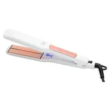 Hair Straightener Fakir Lyric Voice, Infrared & Ion, 100-230°C, LED Display, Keratin-Tourmaline Plates, White, 2 image
