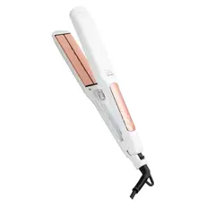 Hair Straightener Fakir Lyric Voice, Infrared & Ion, 100-230°C, LED Display, Keratin-Tourmaline Plates, White