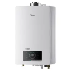 Gas Water Heater Midea MGWH14-28EGPCIS(W), 14 L/min, 28 kW, Closed Chamber, White, 2 image