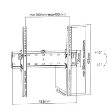 TV mount Stell Articulating SLIM for 30" - 60" TVs Max. loading: 35 kg SHO 3300, 4 image