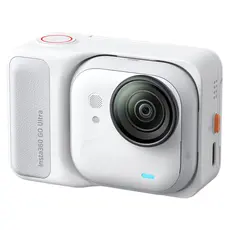 Action Camera Insta360 GO Ultra Lifestyle Bundle, 4K 60fps, 1/1.28" Sensor, 50MP, 2.5" Flip Screen, Arctic White, 2 image