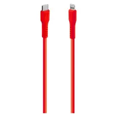 Cable Ttec 2DK60NK USB-C to Lightning, Charge/Data, 1.2m, Red